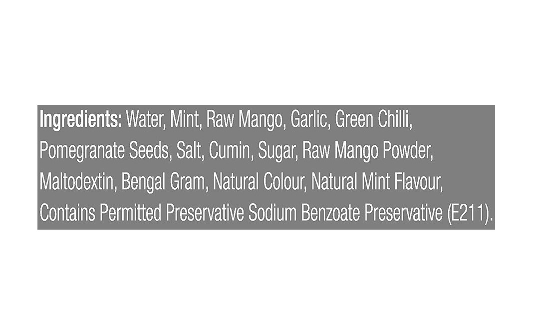 As Chefs Cook The Spicy Mint Chutney    Glass Jar  200 grams